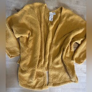 Sadie & Sage Mustard Textured Cardigan